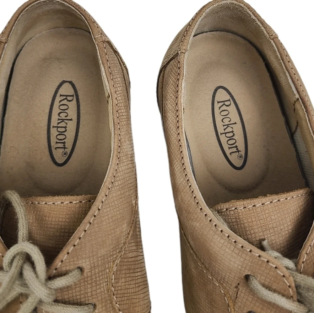 Rockport Tan Leather‎ Lace-up Up Shoe 7.5